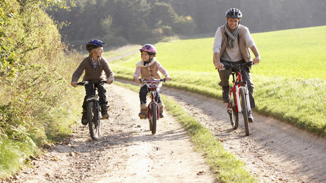 Cyklande familj