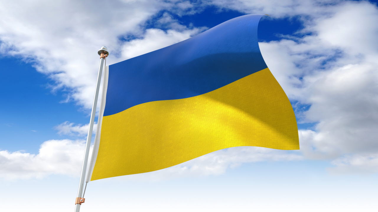 Ukrainas flagga