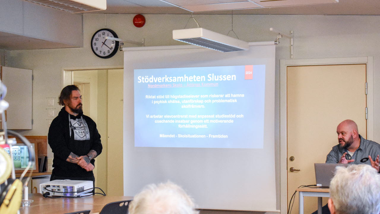 Föreläsning om Slussen på Nordmarkens skola