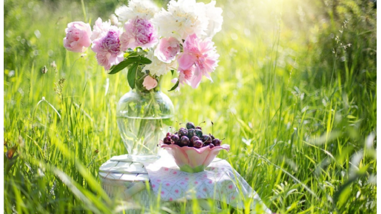 Blommor i vas