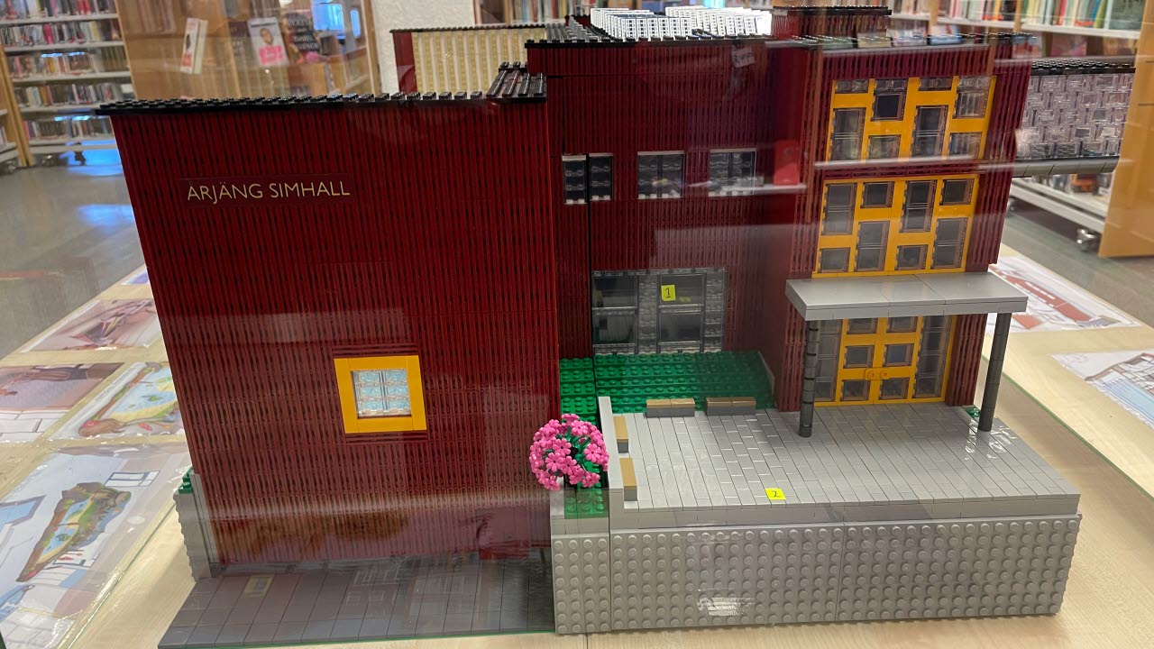Nya simhallen i LEGO
