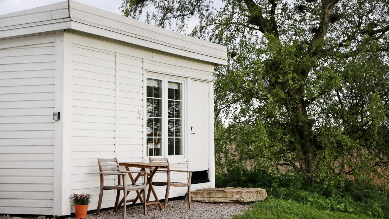 En litet vitt hus