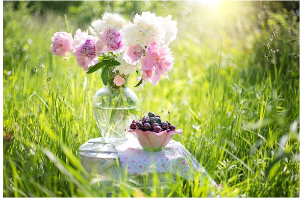 Blommor i vas